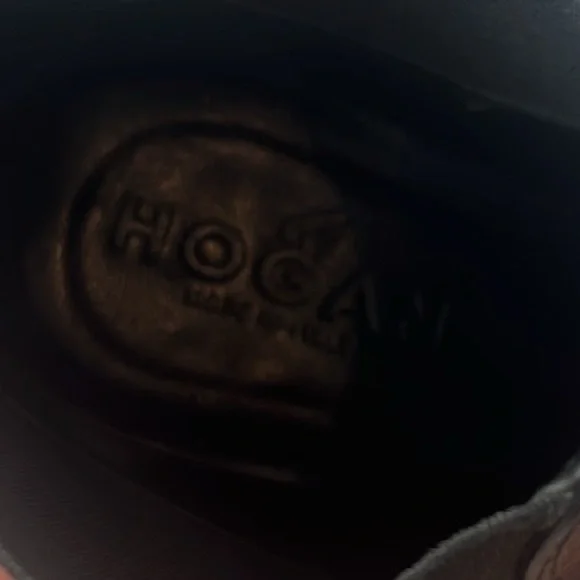 Hogan Patent Leather Heel Ankle Boots - Picture 12 of 17